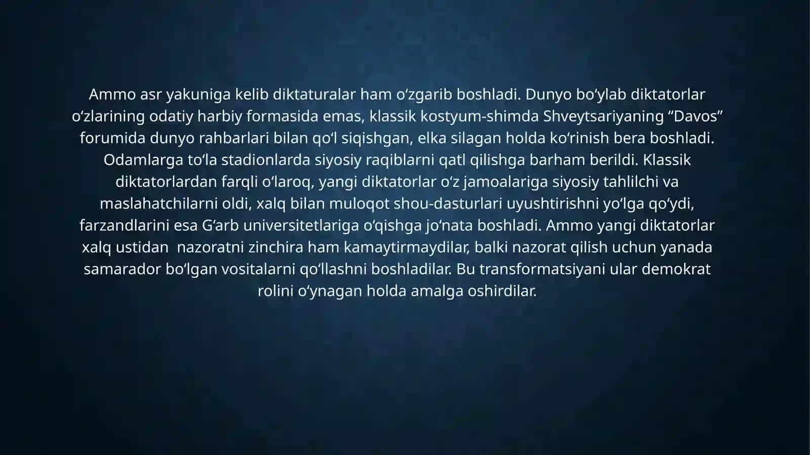 Manipulyativ diktatorlar 3