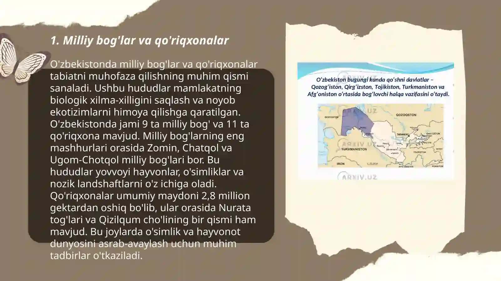 O'zbekiston hayvonot dunyosini muhofaza qilish 3