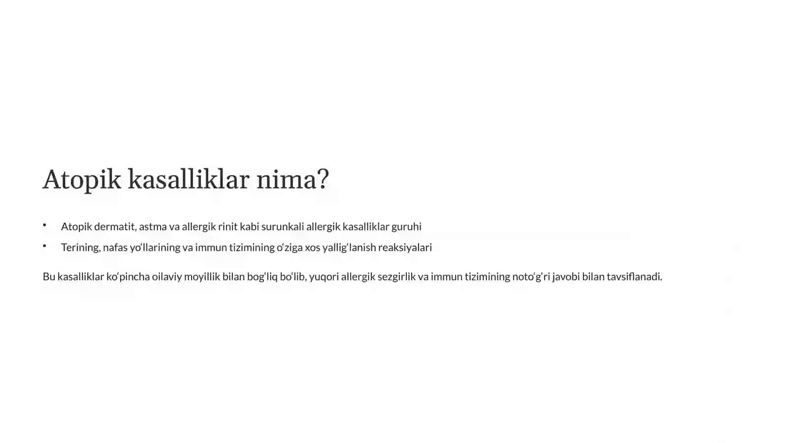 Atopik kasalliklarning maxsus immunoterapiyasi 3