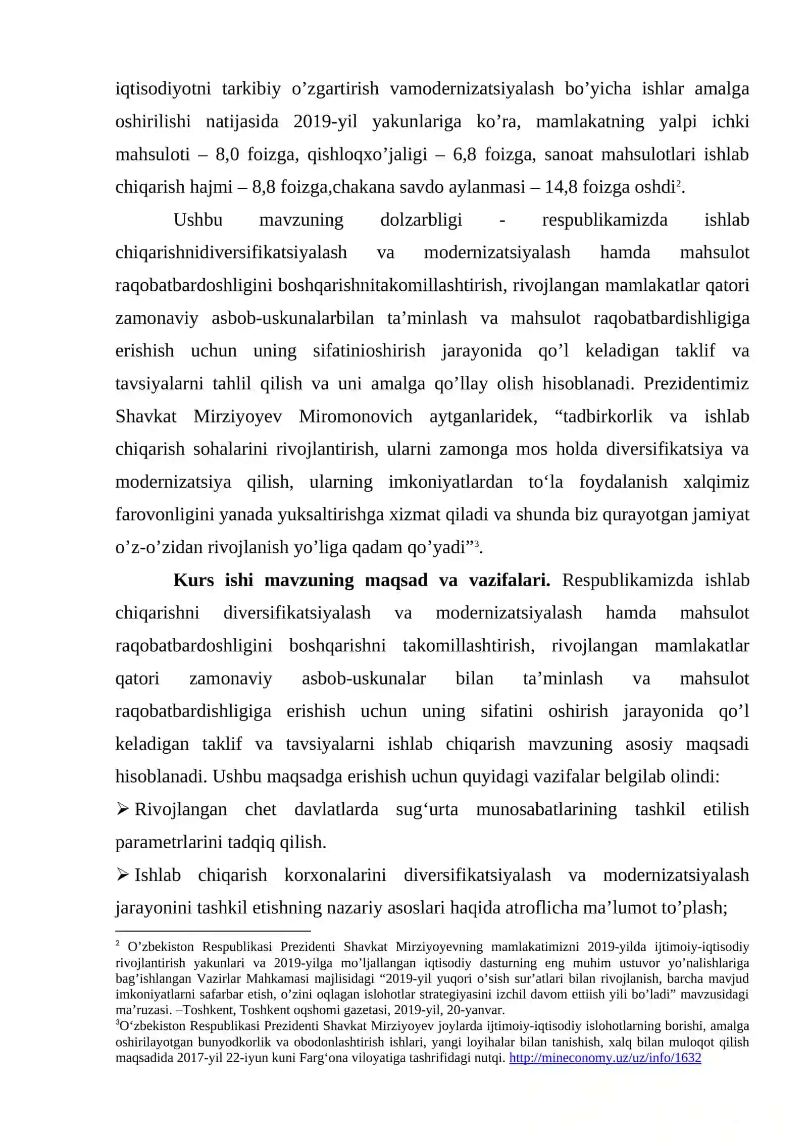 TASHQI SAVDO TARKIBINI TAKOMILLASHTIRISH VA DIVERSIFIKATSIYALASH YO'LLARI 3