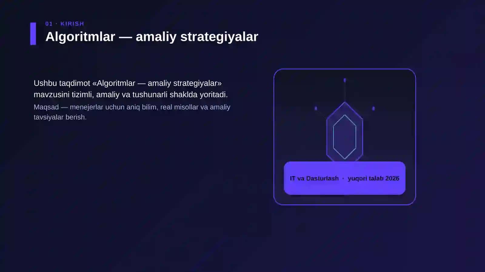 Algoritmlar — amaliy strategiyalar 3
