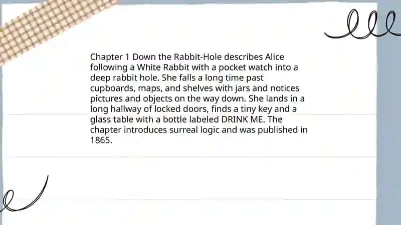 Alice's advantures in wonderland 3