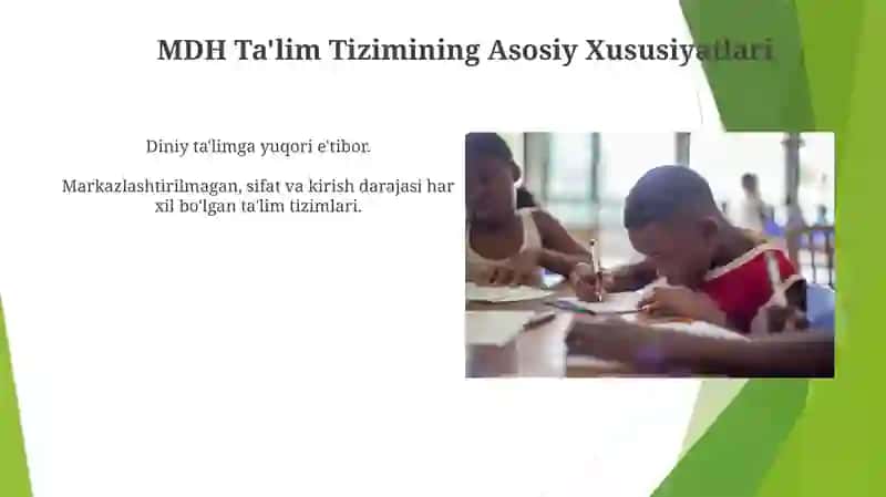 MDH Ta'limning O'ziga Xos Xususiyatlari 3