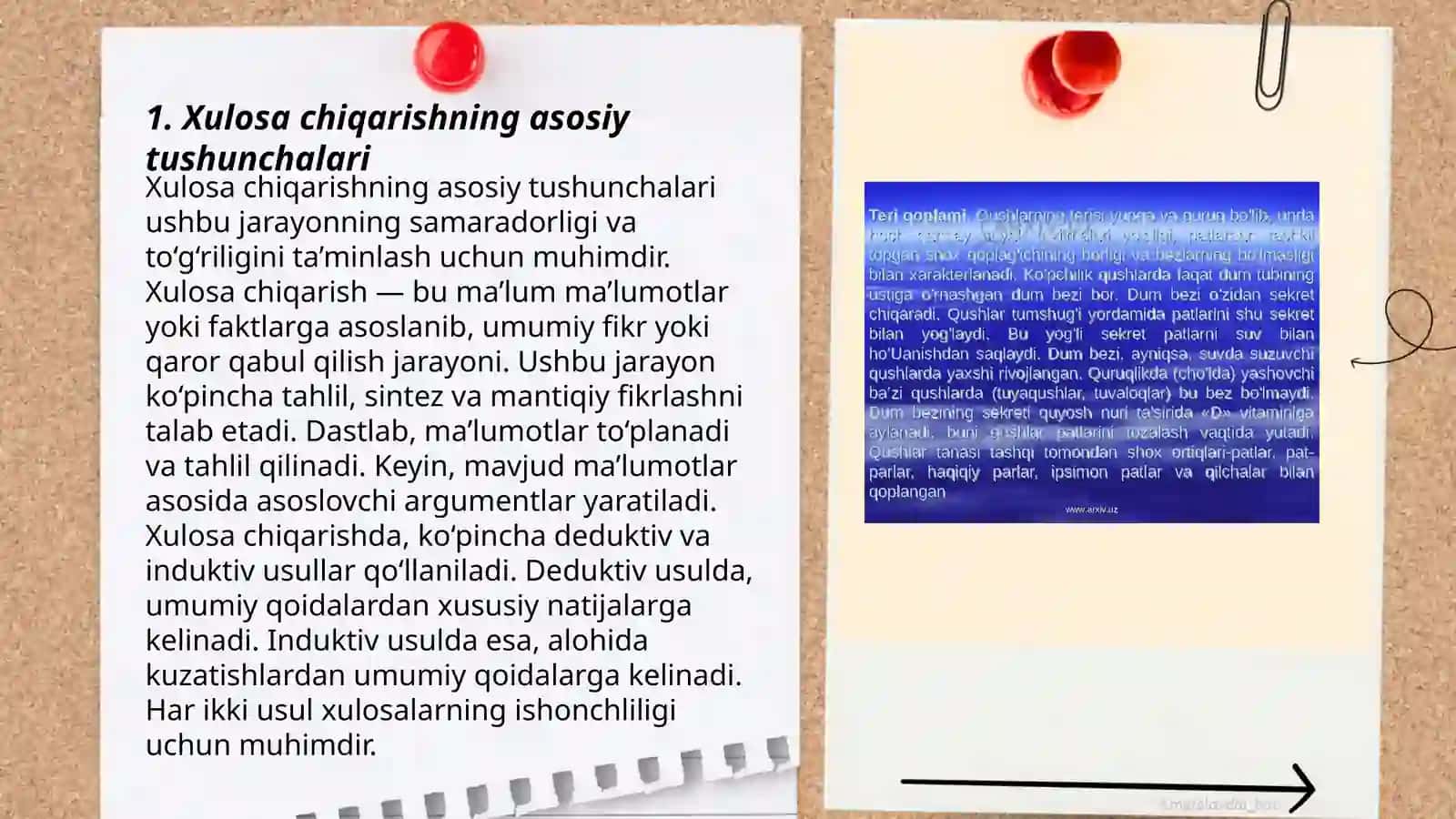 Xulosa chiqarishning umumiy mantiiy tavsifi 3