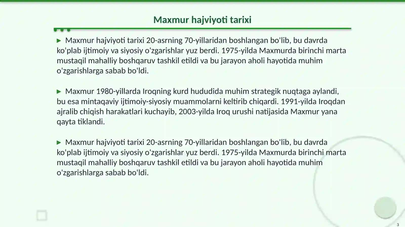 Maxmur hajviyoti 3
