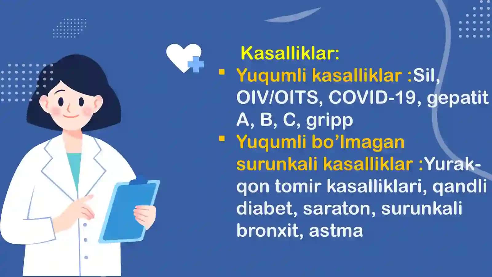 Muhim  jtimoiy ahamiyatga ega kasalliklarning ijtimoiy-gigiyenik jihatlari. Birlamchi tibbiy-sanitariya yordami. 3
