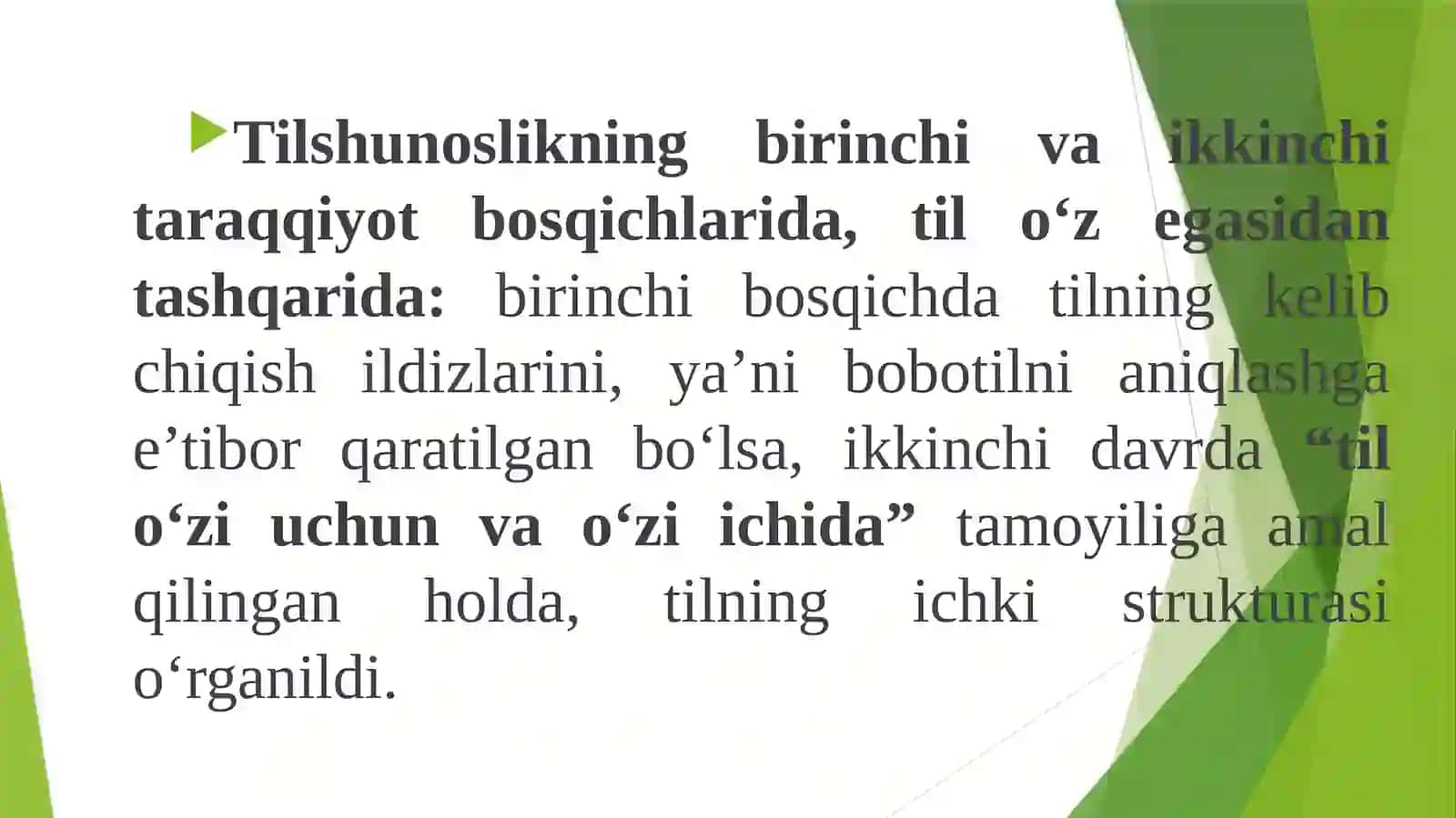 Sotsiolingvistika kursi predmeti, vazifalari, fanning vujudga kelishi va rivojlanishi 3