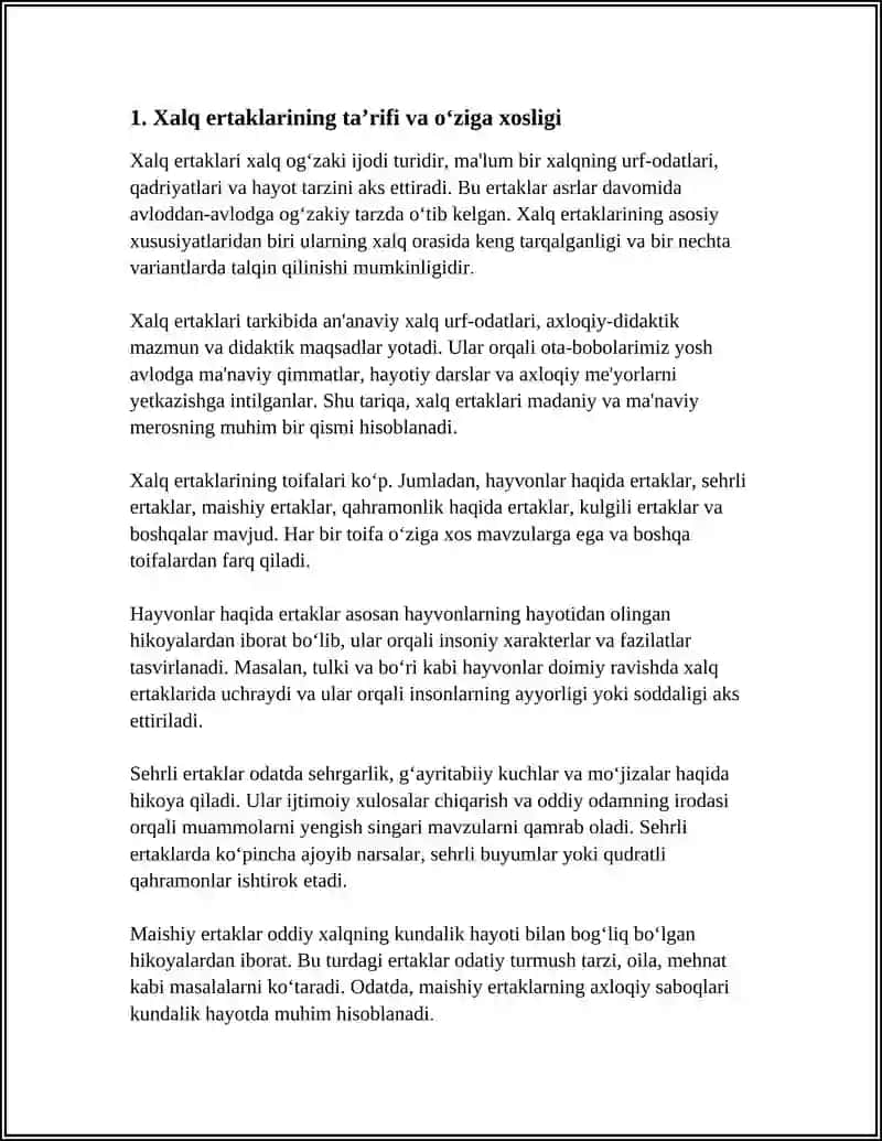 XALQ ERTAKLARI 3