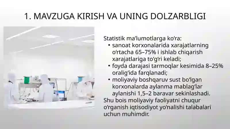 SANOAT KORXONALARINING MOLIYAVIY FAOLIYATI 3