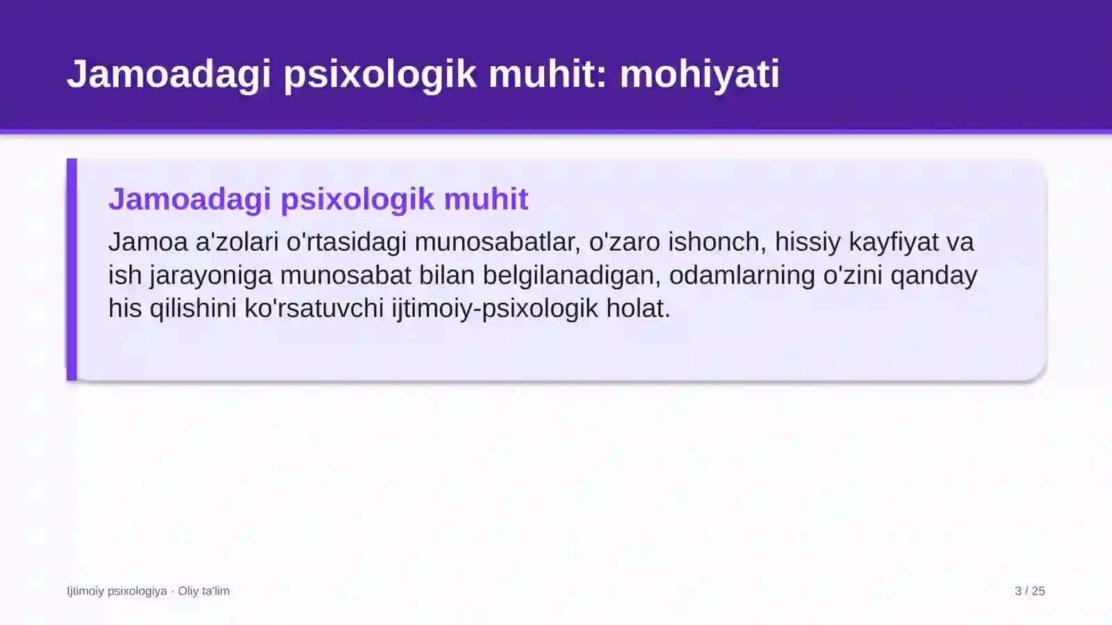 favqulodda vaziyatlar xizmatida jamoadagi psixologik muhit 9690 3