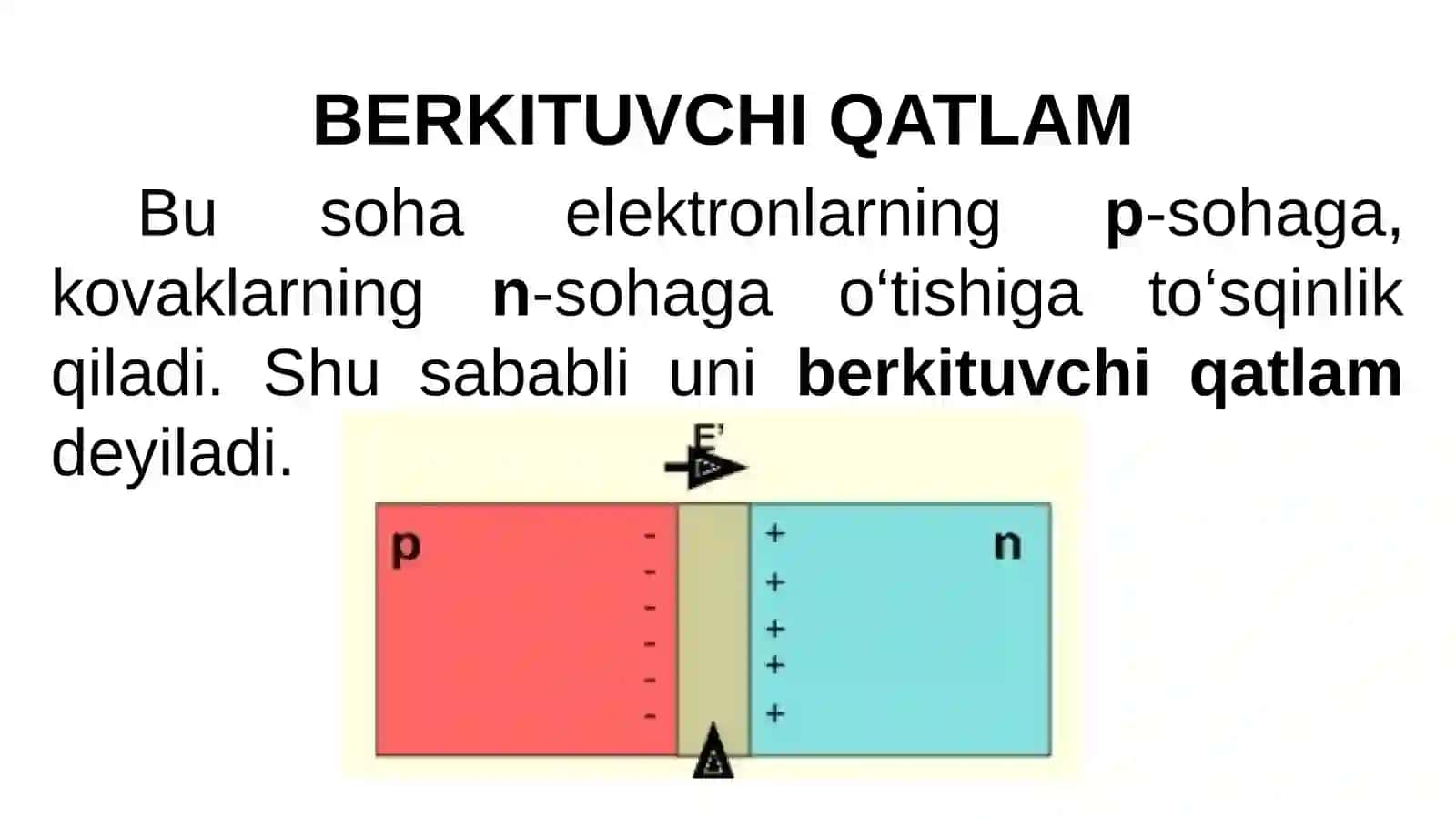 YARIMO‘TKAZGICHLI ASBOBLAR (DIOD, TRANZISTOR) VA ULARNING TEXNIKADA QO‘LLANILISHI 3