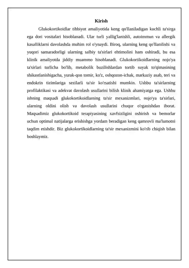 Glukokortikoidlarning nojoya ta'sirlari va ularning mexanizmlari 3