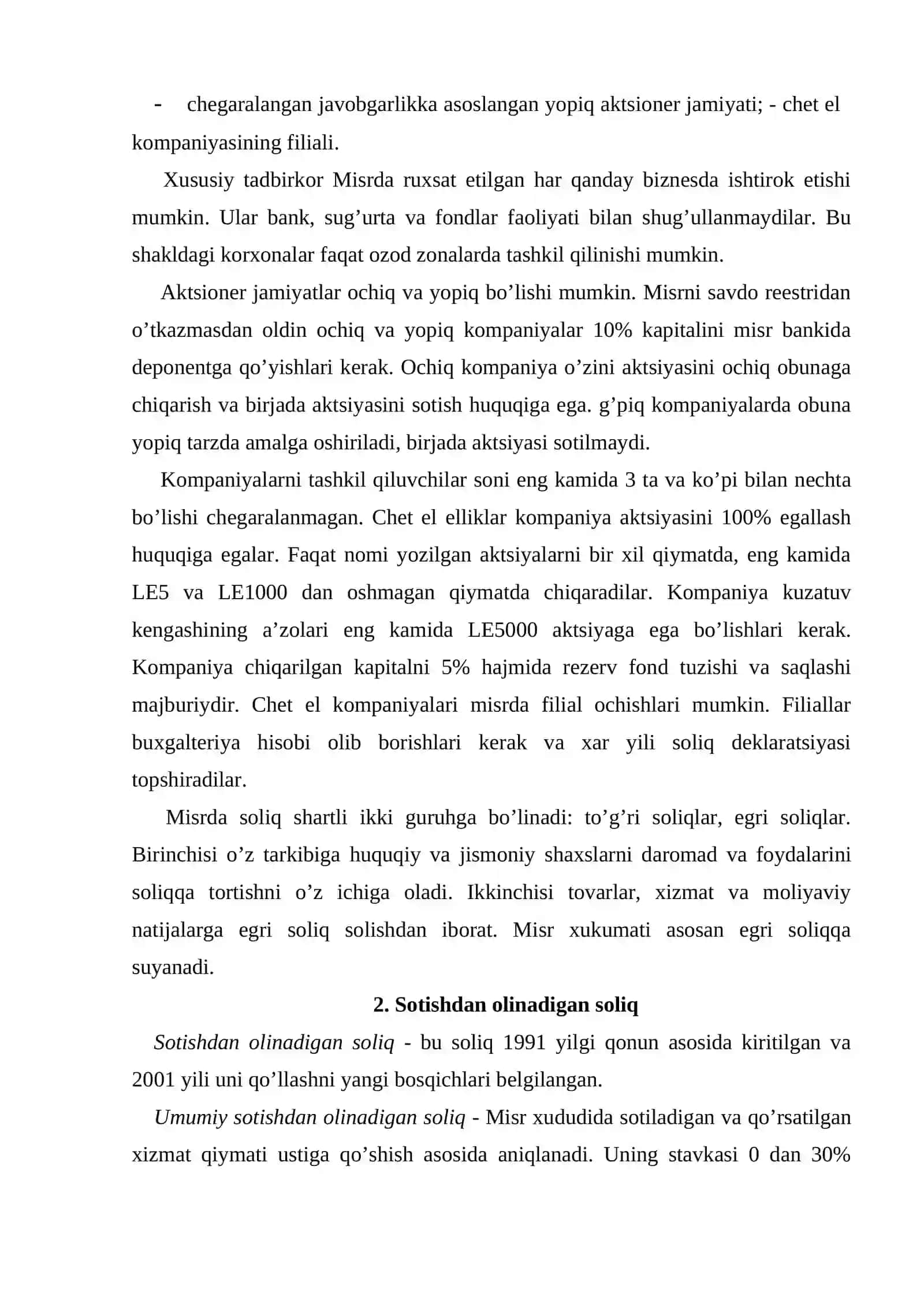 Misr Аrаb Rеspublikаsi soliq tizimi 3
