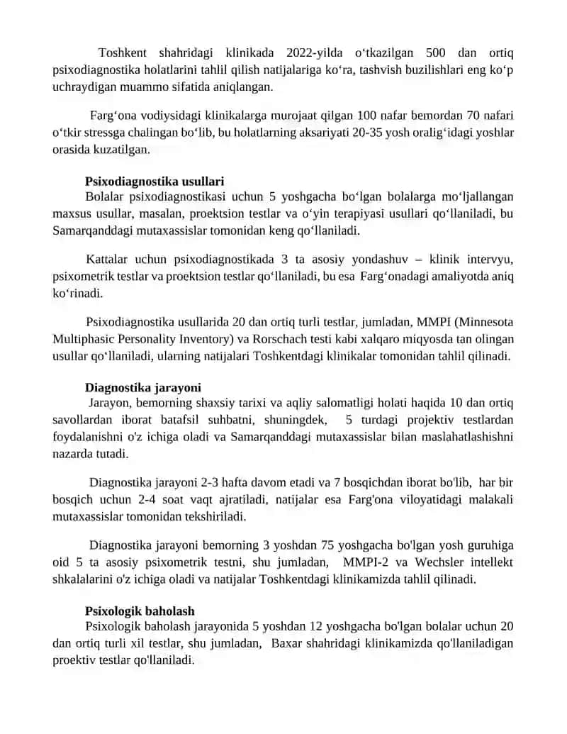 Psixodiagnostika klinikasi 3