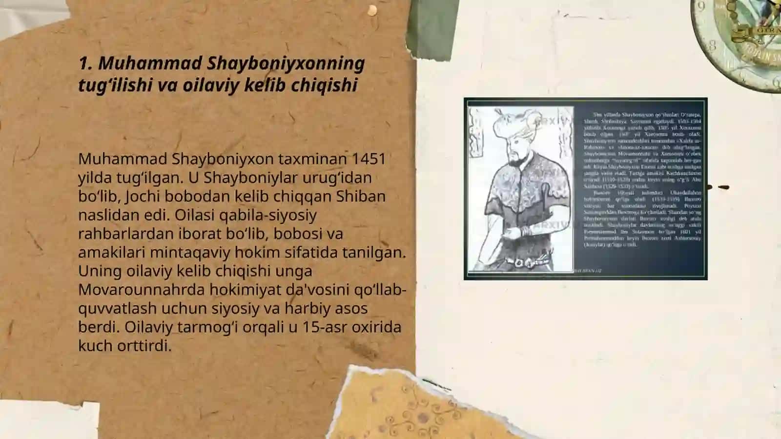 Muhammad Shayboniyxon hayoti va ijodi 3