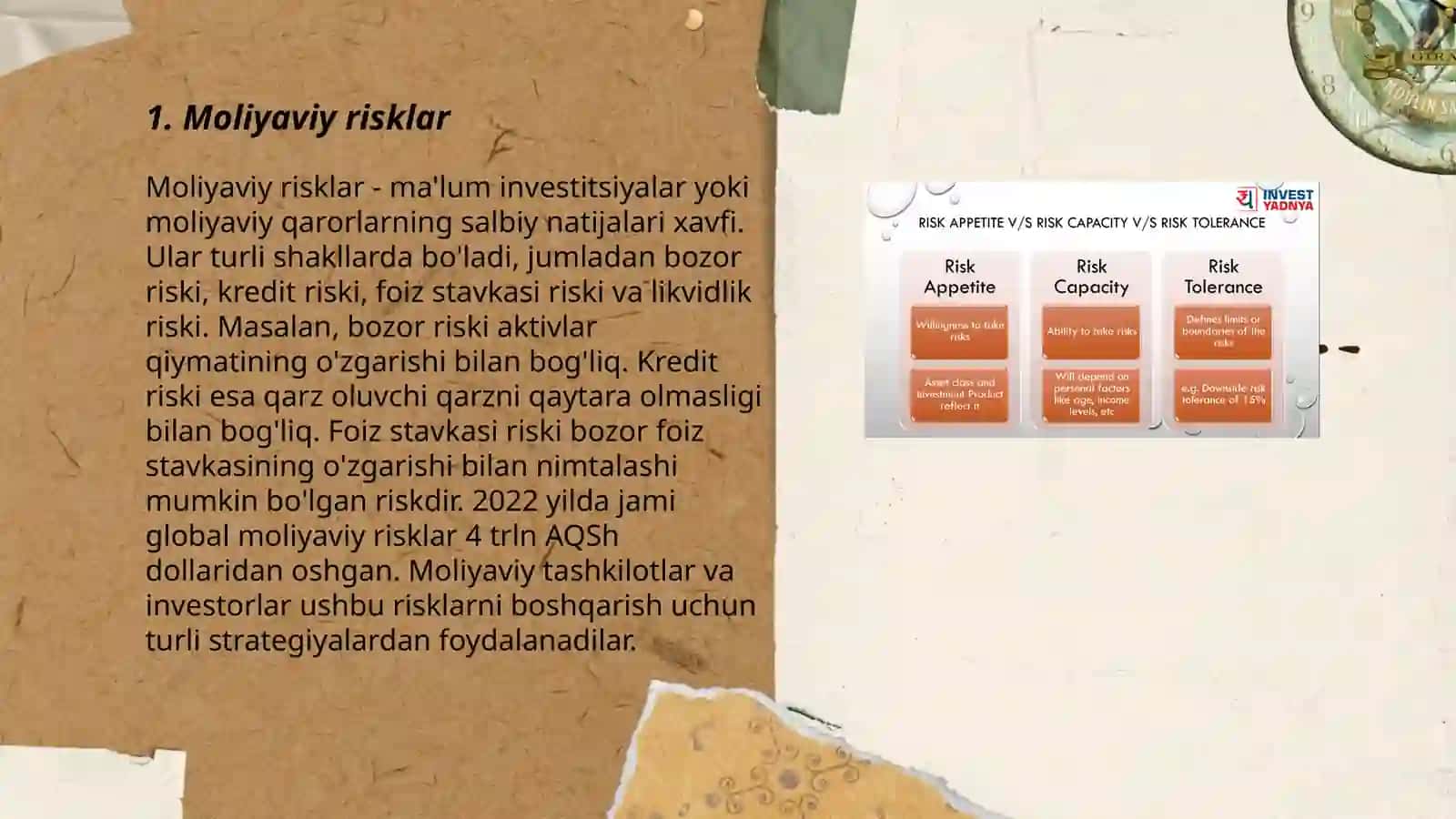 Moliyaviy risklar 3
