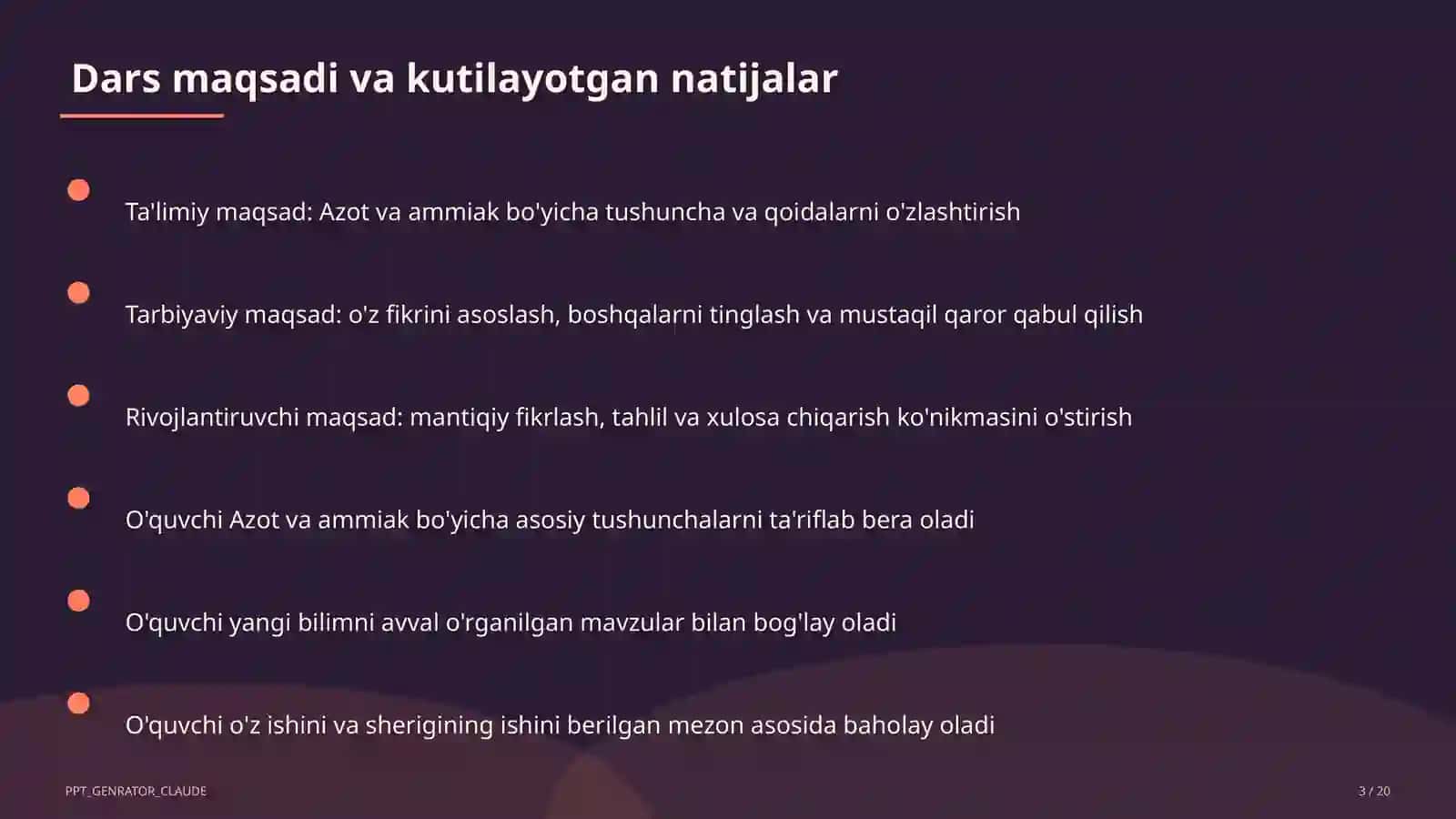 Azot va ammiak (9-sinf) 3