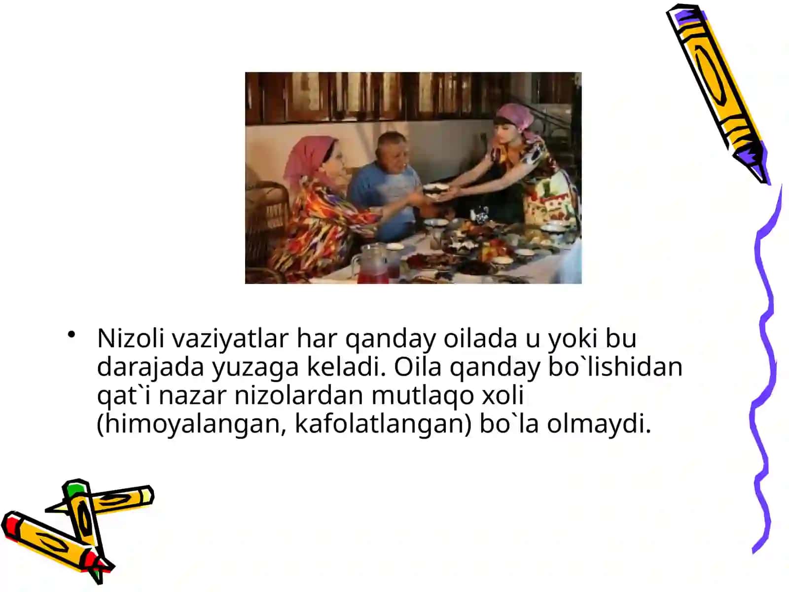 Oilaviy nizolar, ajralish, uning sababi va oqibatlari 3