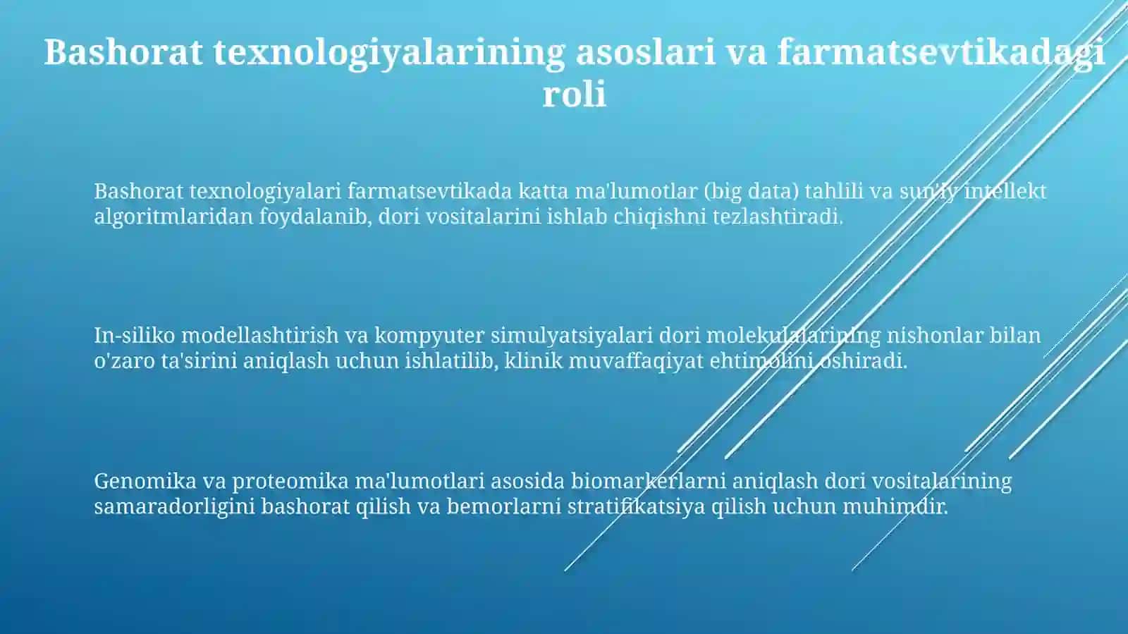 Farmatsevtikada Forsayttexnologiyasi 3