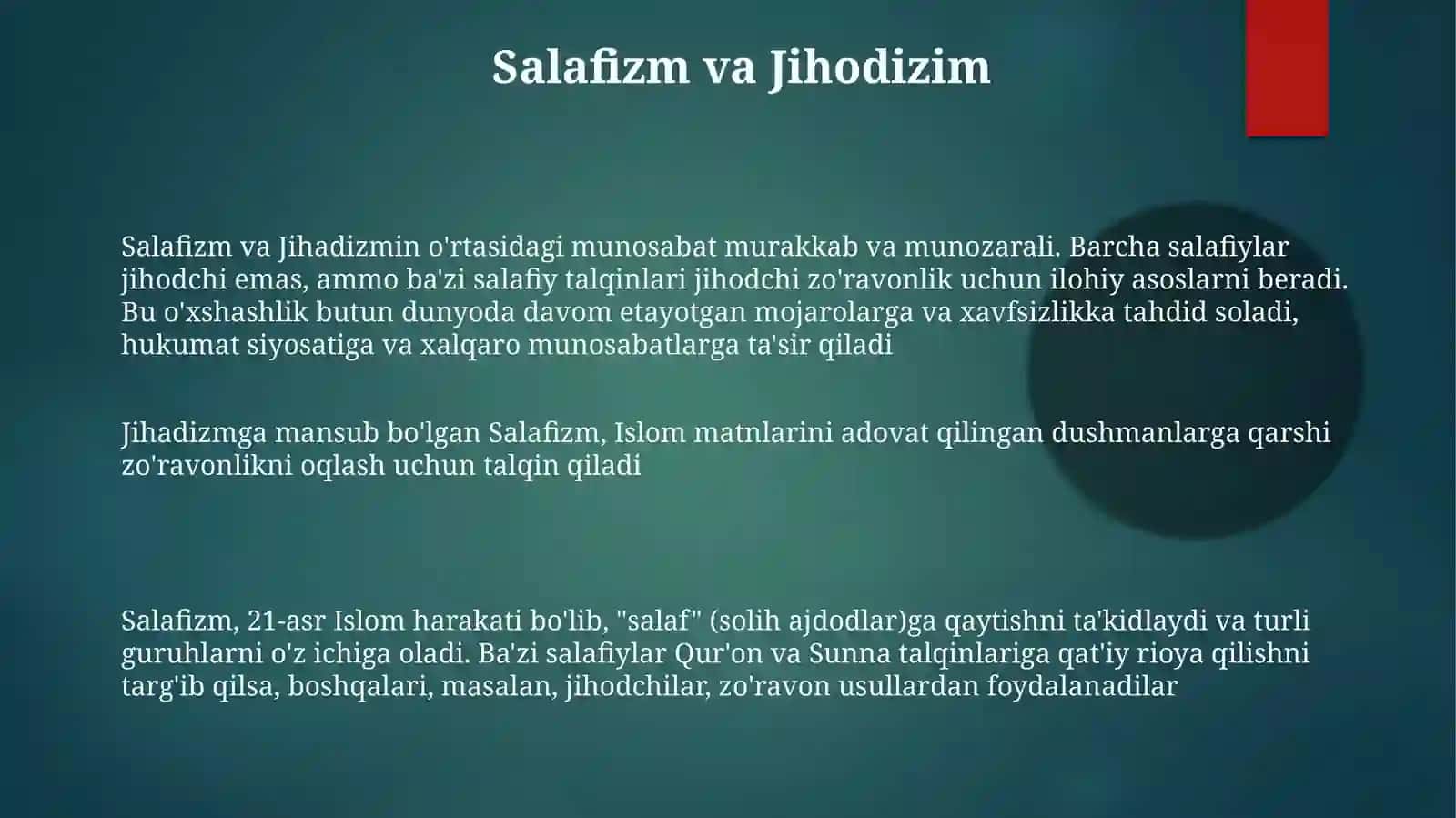 XXI asrda Islom diniaqidari 3