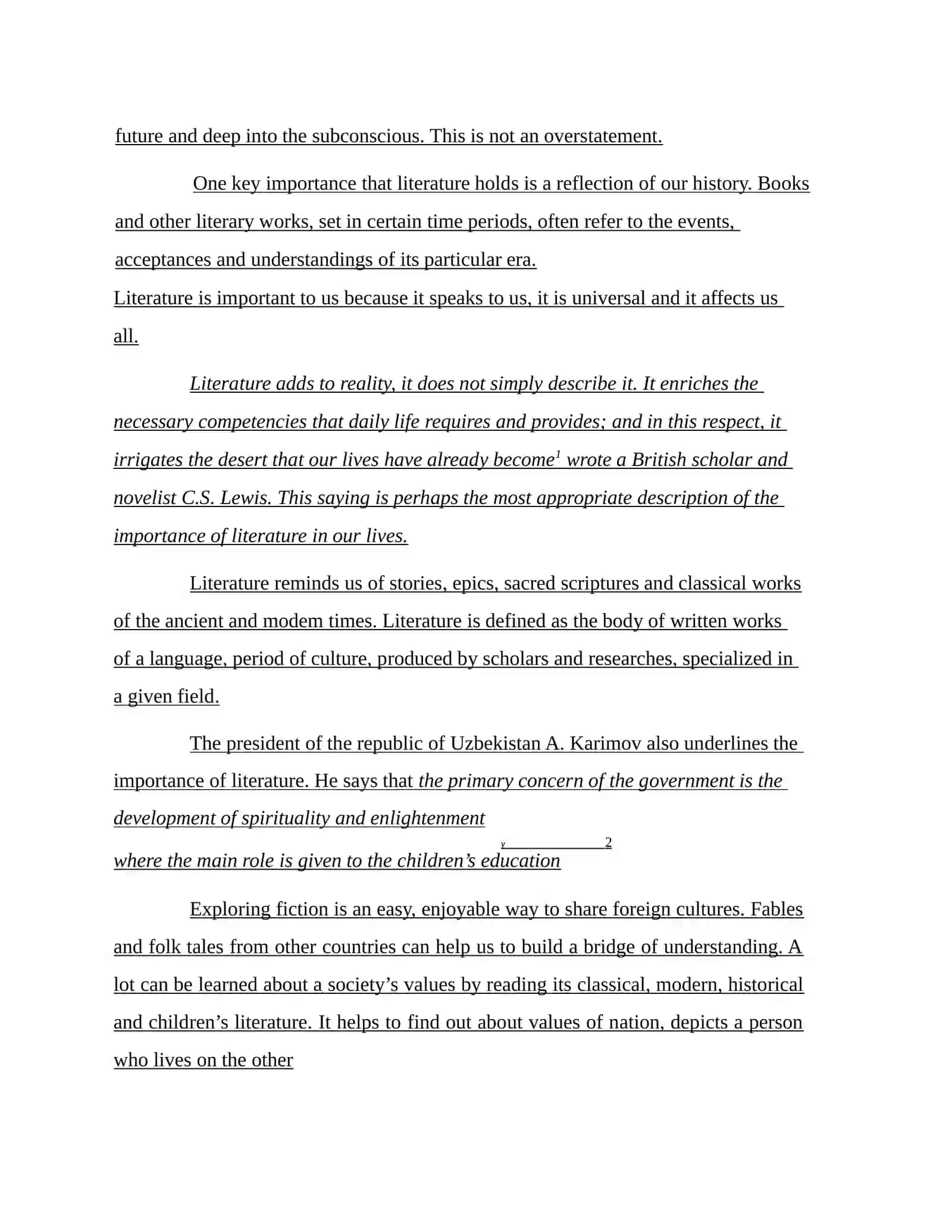 Animals in American Literature 3