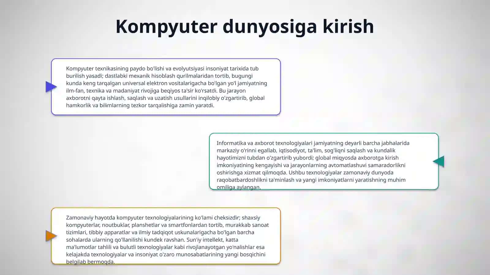 Kompyuter asoslari 3