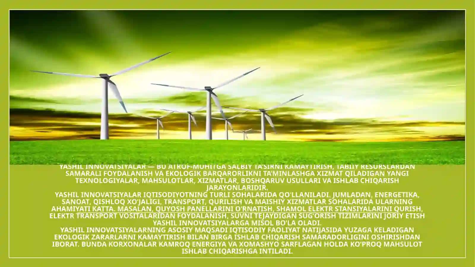 YASHIL INNOVATSIYALAR VA BARQAROR RIVOJLANISH KONSEPSIYASI 3