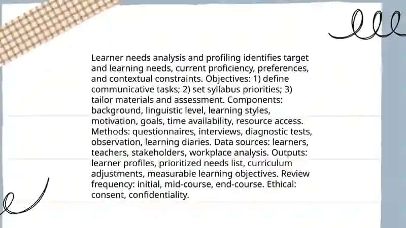 Linguadidactic requirements 3