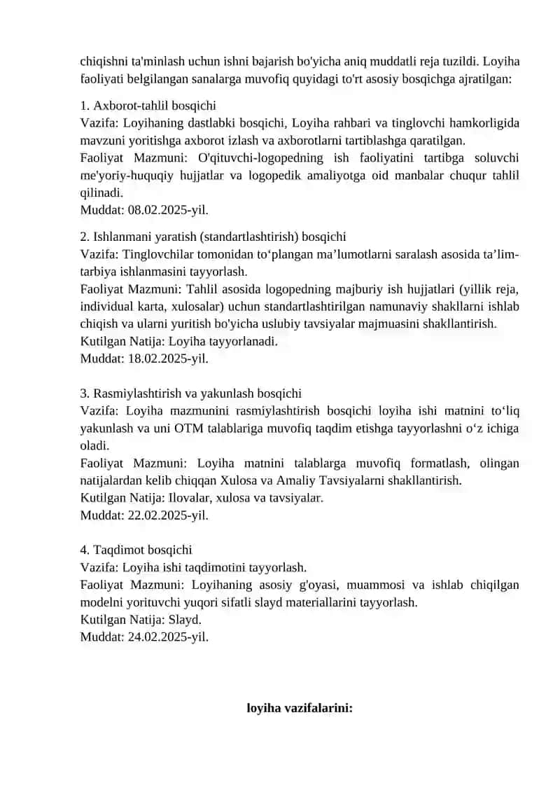 KO’P TARMOQLI MAKTABGACHA TA’LIM TASHKILOTIDA O’QITUVCHI-LOGOPED TOMONIDAN YURITILADIGAN ISH HUJJATLAR TARTIBI VA YURITILISHI 3