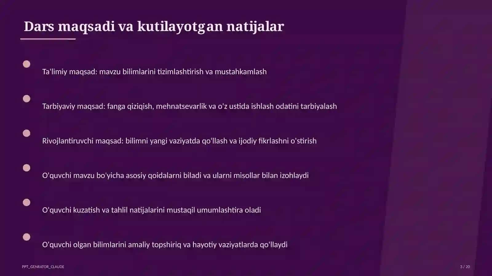 Ko'makchi, bog'lovchi va yuklamalar (7-sinf) 3