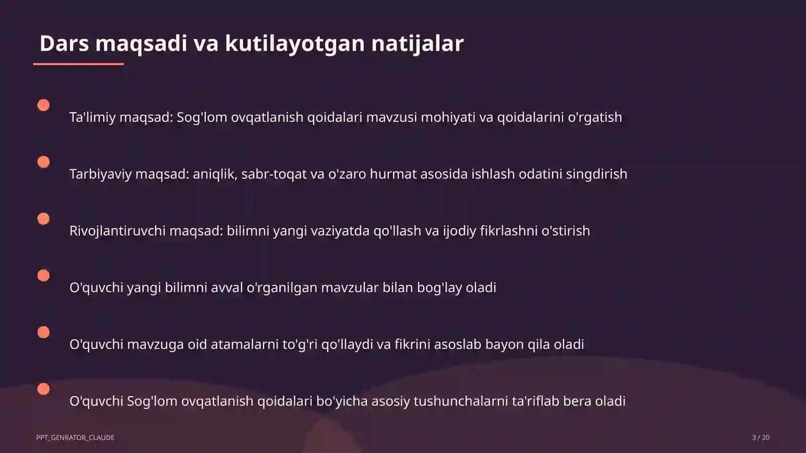 Sog'lom ovqatlanish qoidalari 3