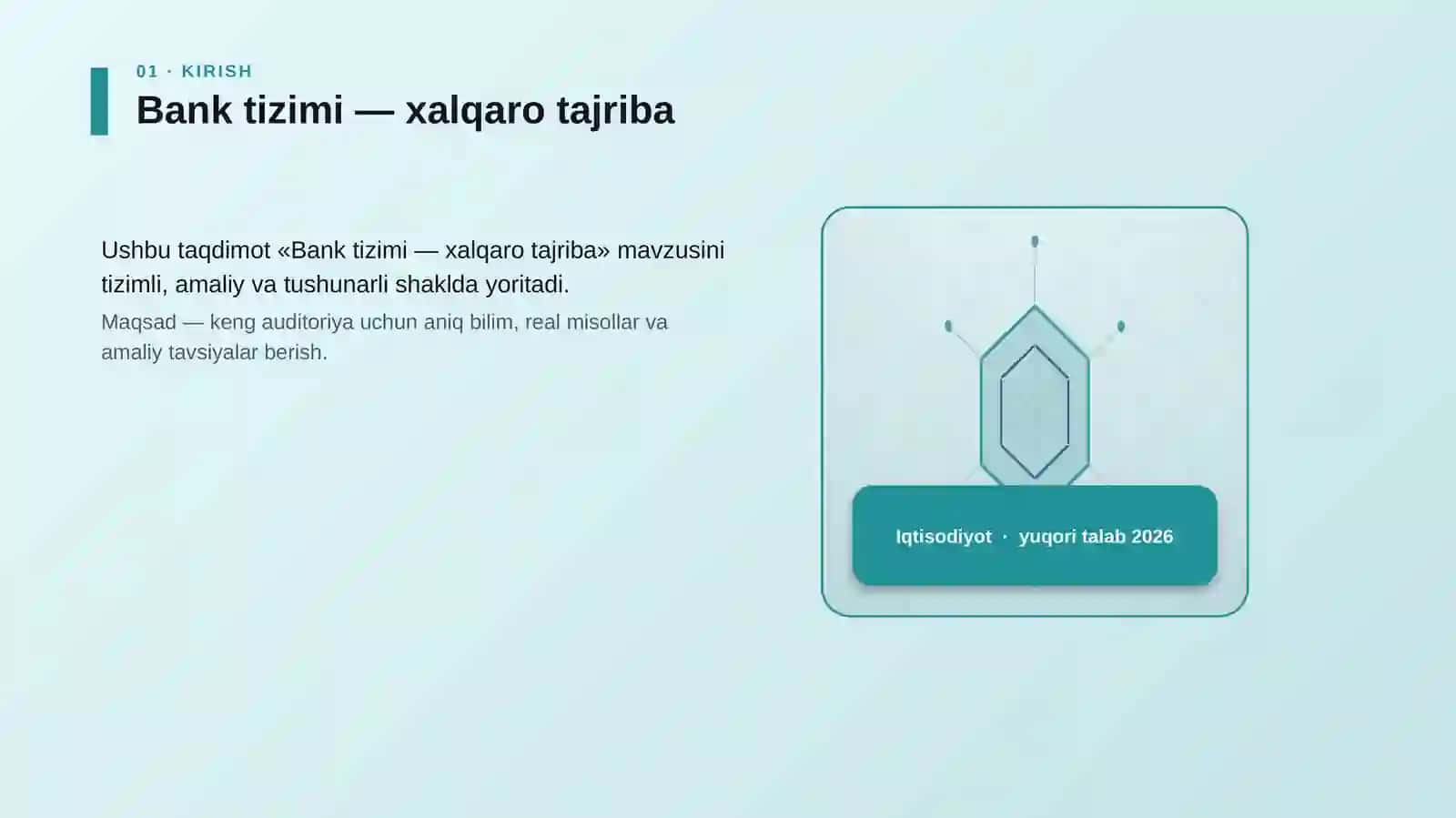 Bank tizimi — xalqaro tajriba 3