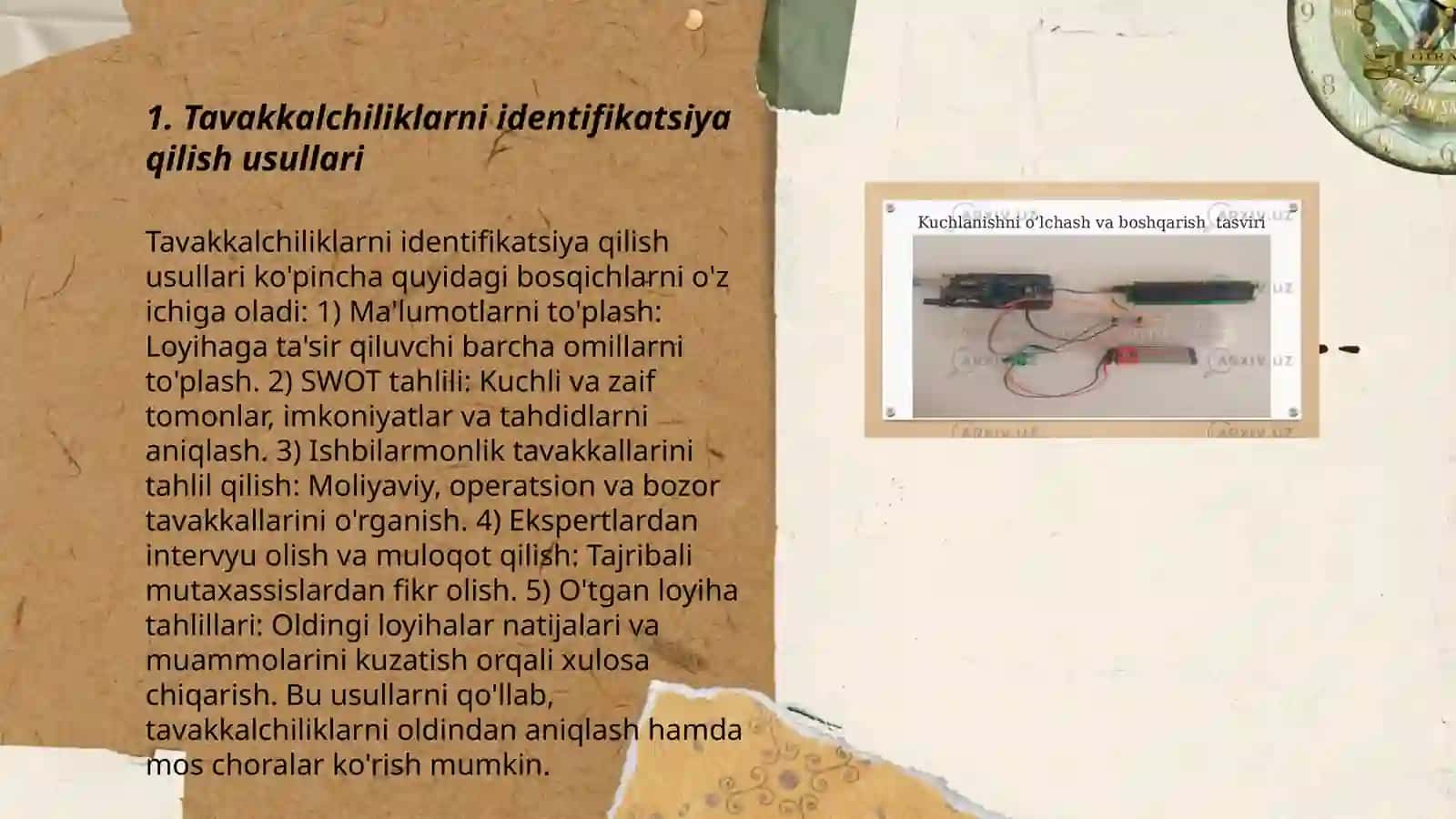 Tavakkalchilikni boshqarish va raqobat 3