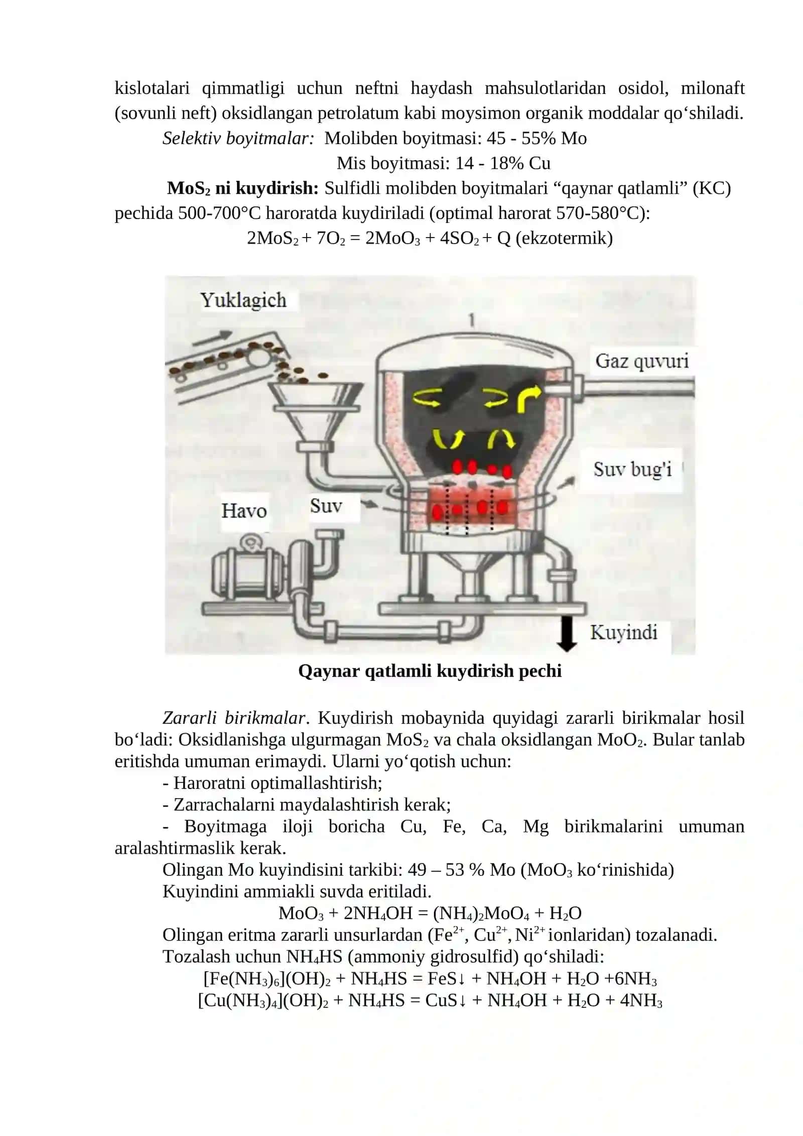 MOLIBDEN METALLURGIYASI 3