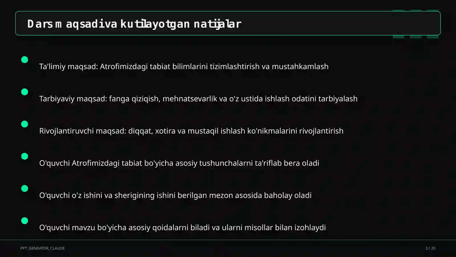 Atrofimizdagi tabiat (1-sinf) 3