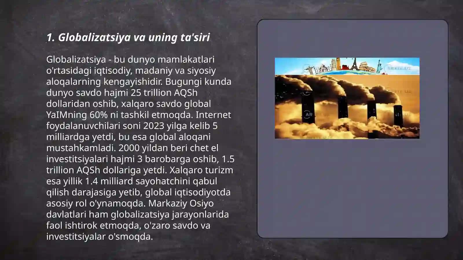 Globallashuv va barqaror hayot falsafasi 3