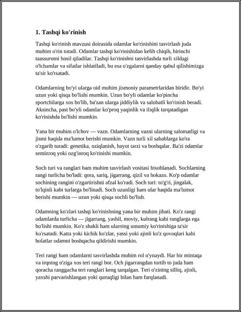 DESCRIBING PEOPLE 3