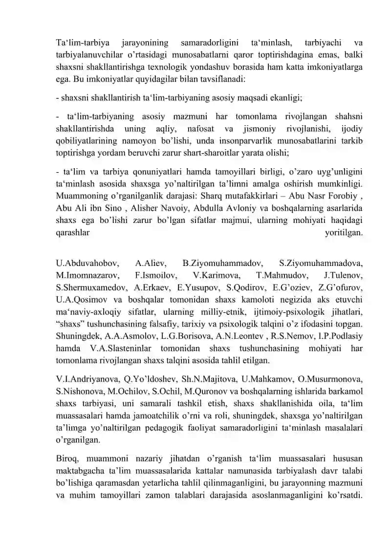 Bolalarni kattalar namunasida tarbiyalash texnologiyasi 3