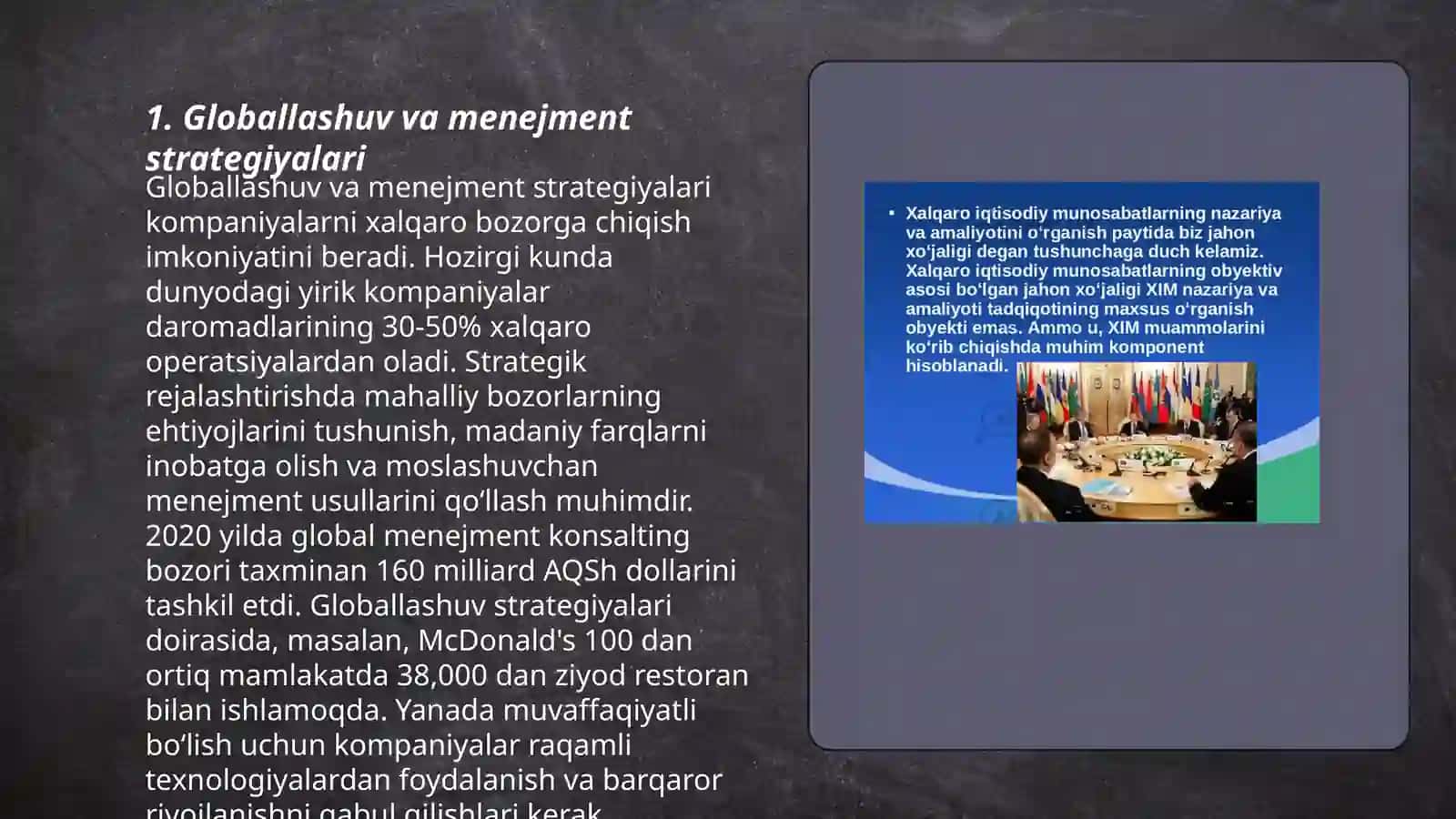 Menejmentning global tendensiyalari va kelajakdagi istiqboli 3