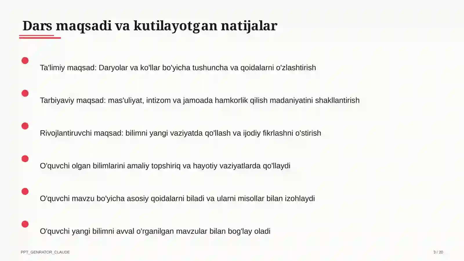 Daryolar va ko'llar (6-sinf) 3