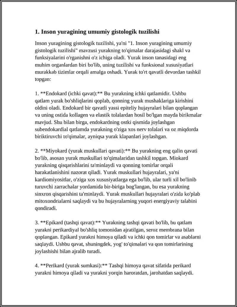INSON YURAGI GISTOLOGIYASI 3