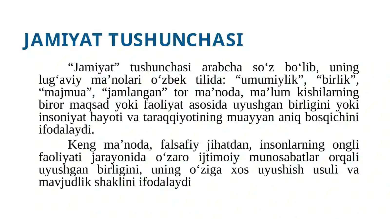 Jamiiyattarix falsafasi 3