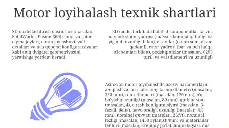 Asinxron elektr motori modeli 3