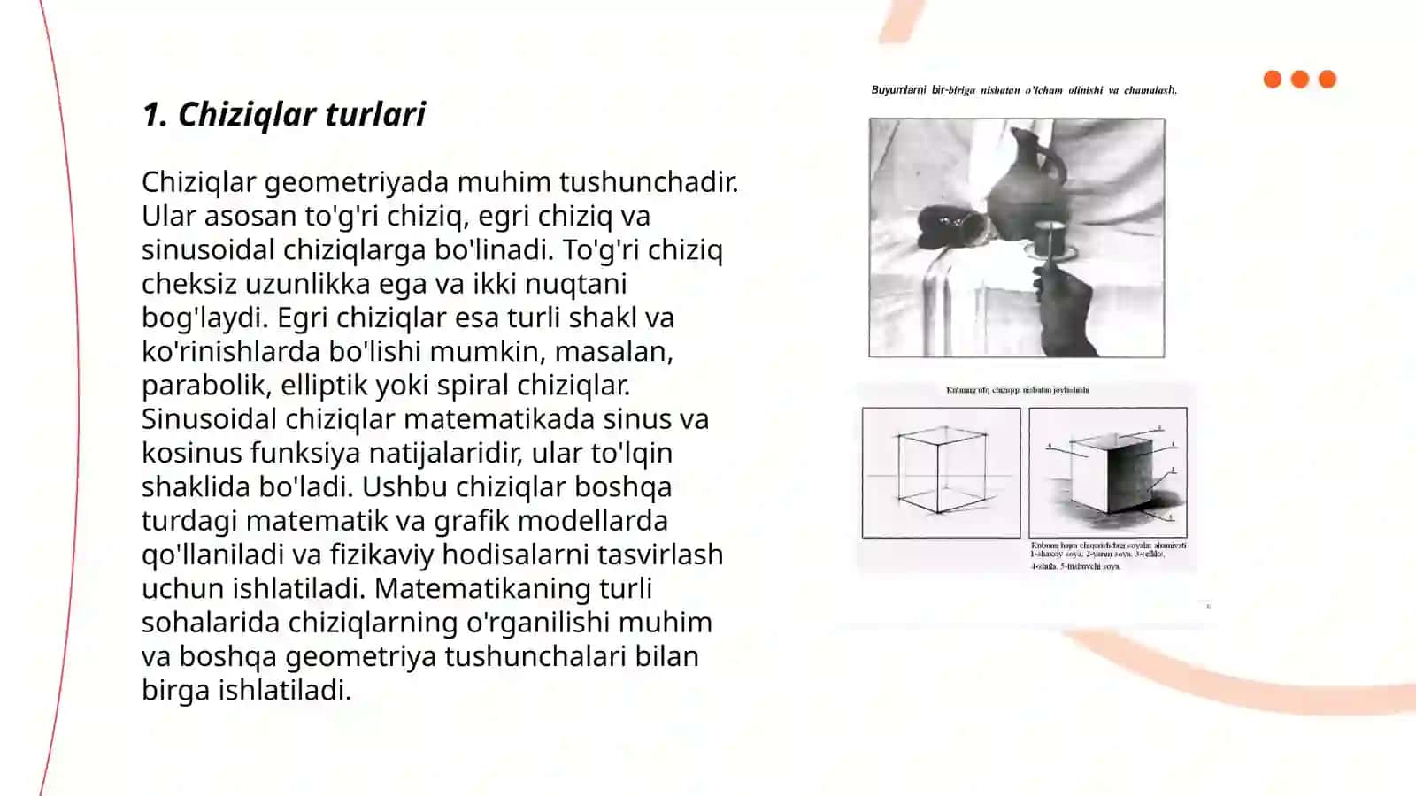 Chiziqlar turlari 3