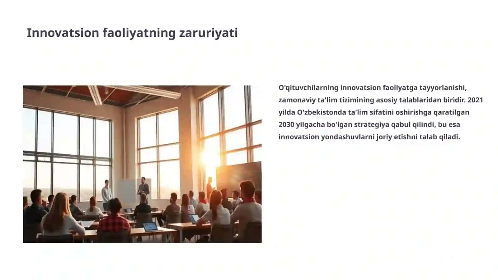 Bo'lajak o'qituvchilarni innovatsion faoliyatga tayyorlash 3