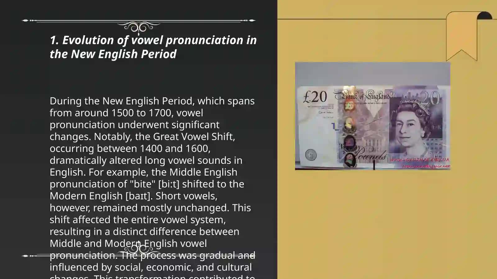 The main dialectal peculiarities of the New English Period 3