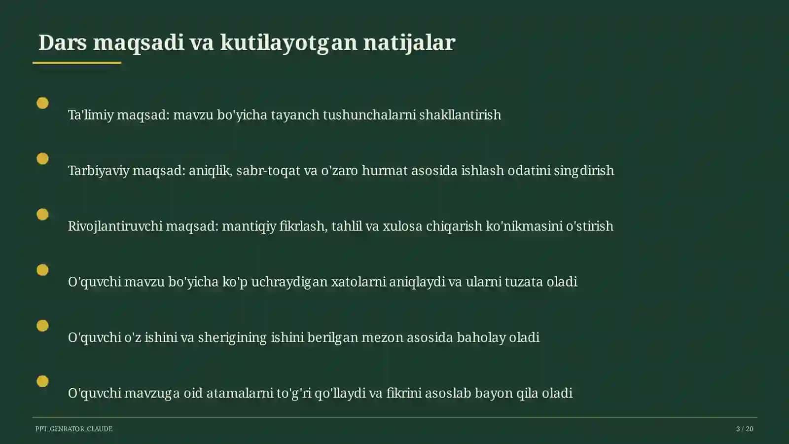 Biologiya (5–11) — o'qituvchilar uchun 3