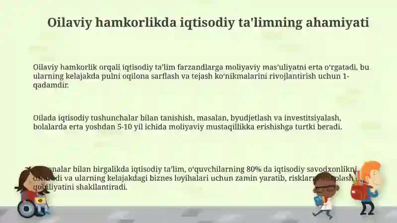 Oilabilanhamkorlikdaiqtisodiytarbiyanirivojlantirish 3