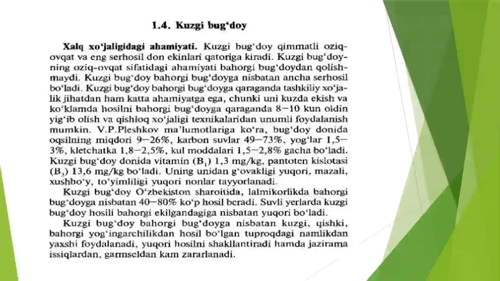 Kuzgibugʻdoyniyet ishtirishdaoʻgʻitlash tizimi 3