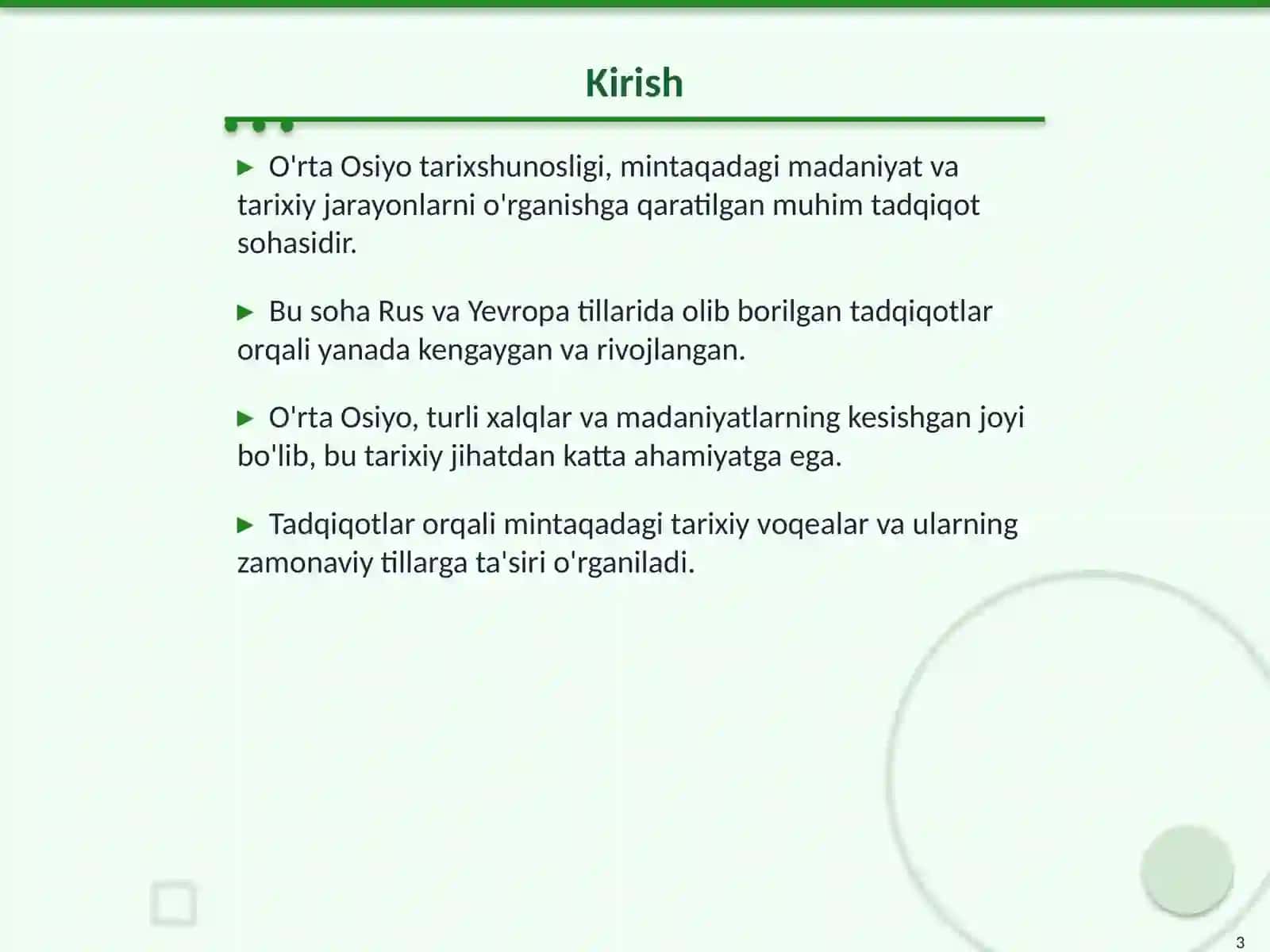 O'rta Osiyo Tarixshunosligi 3